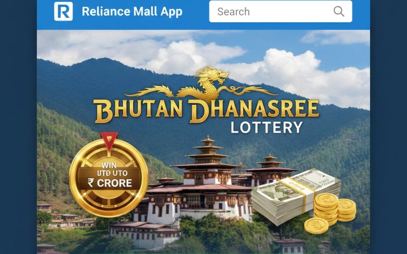 bhutan dhanasree lottery at Reliance Mall App featured image